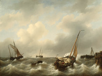 KS 064
<br/>
Storm op de Zuiderzee voor Medemblik
<br/>
<em>Schotel, Petrus Johannes (1808-1865)</em>